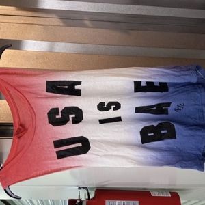 PINK sleeveless tee